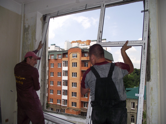 профессиональная установка пластиковых окон в доме Домодедово