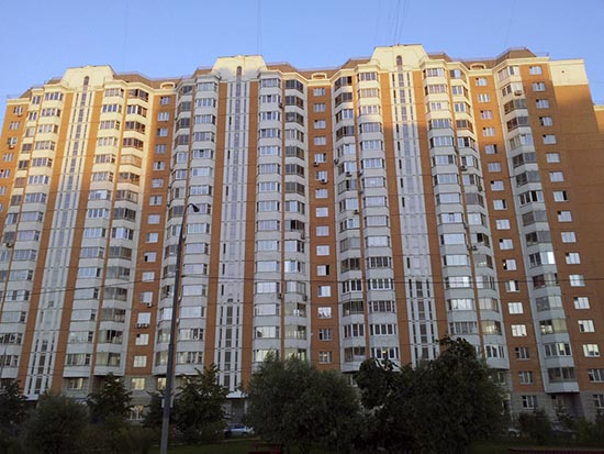 Остекление балконов и лоджий в доме серии П44Т Домодедово