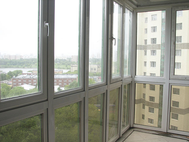 Остекление балкона в пол Домодедово